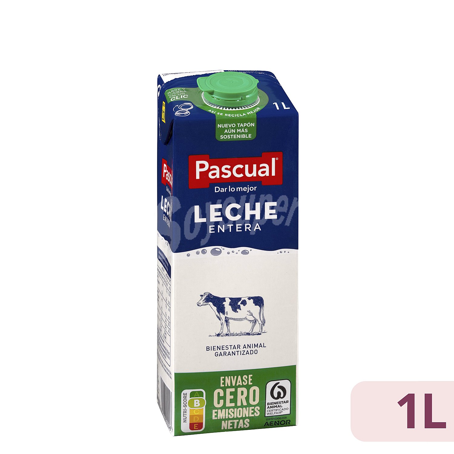 Leche entera de vaca pascual