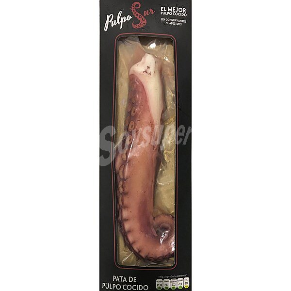 Pata de pulpo cocido extra