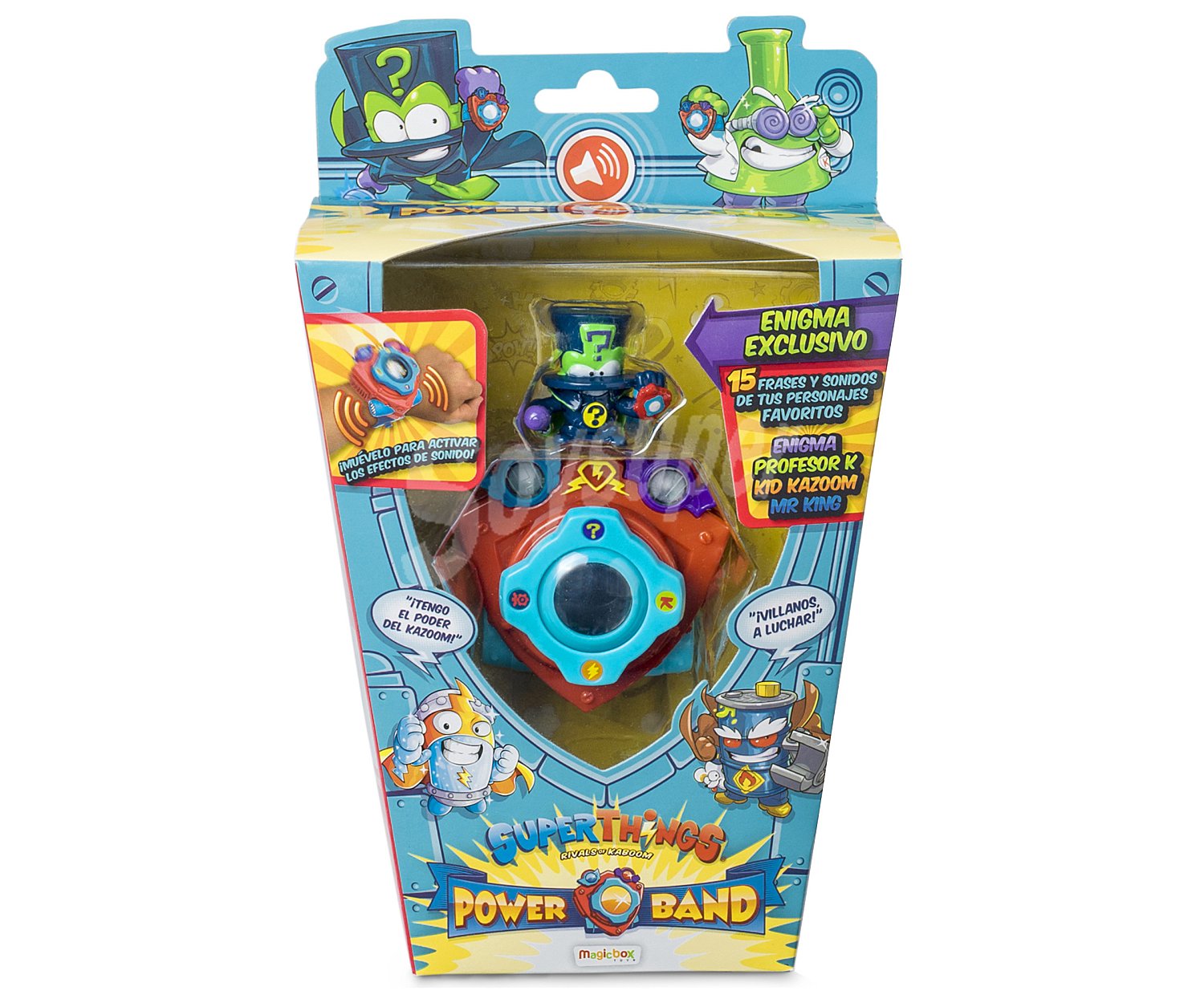 Power band Superthings con 1 figura incluida, superzings.