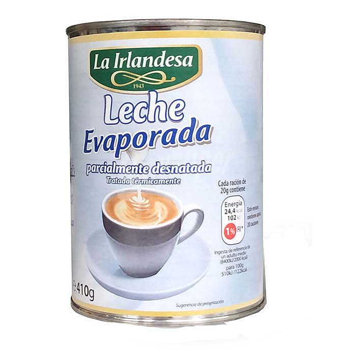 Leche evaporada