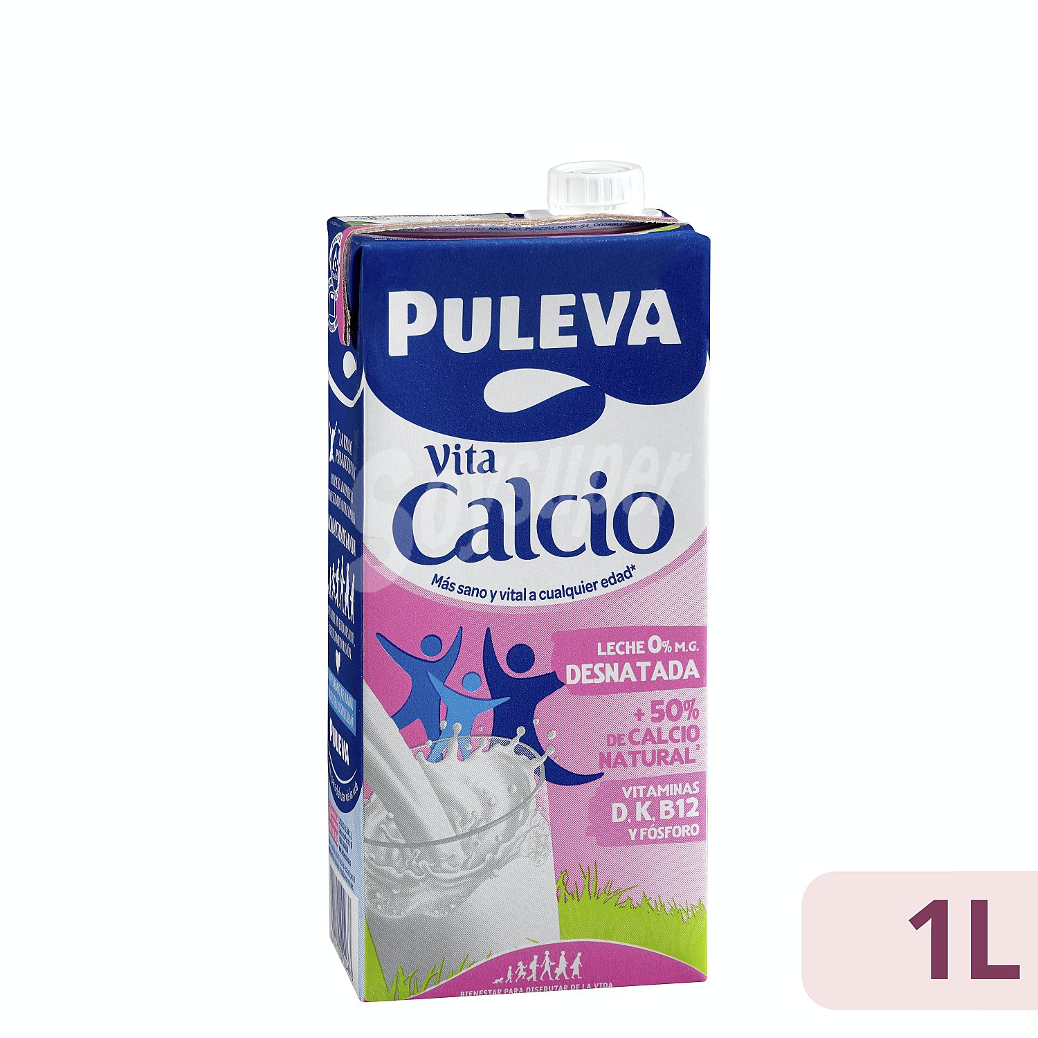 Leche desnatada calcio