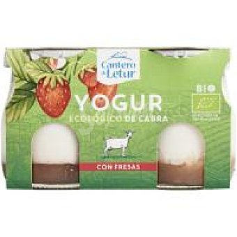 Yogur de cabra con fresas ecológico EL