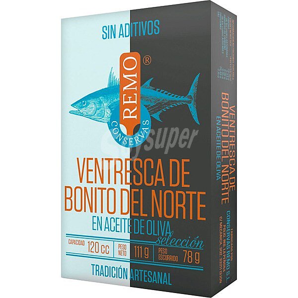 Ventresca de bonito del Norte en aceite de oliva