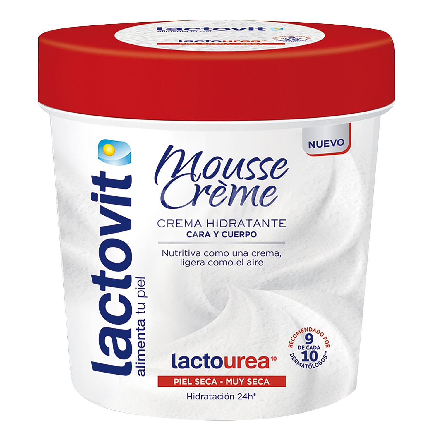 Crema hidratante para cara y cuerpo Lactourea Lactovit