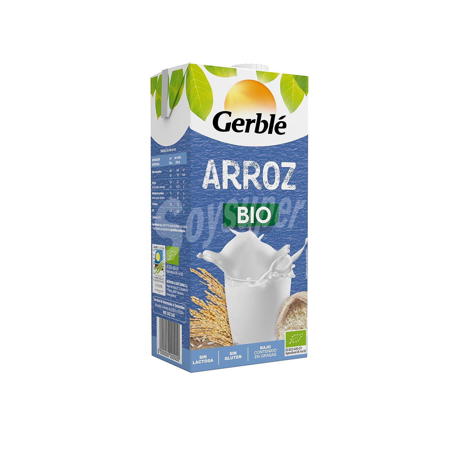 Bebida de arroz ecológico