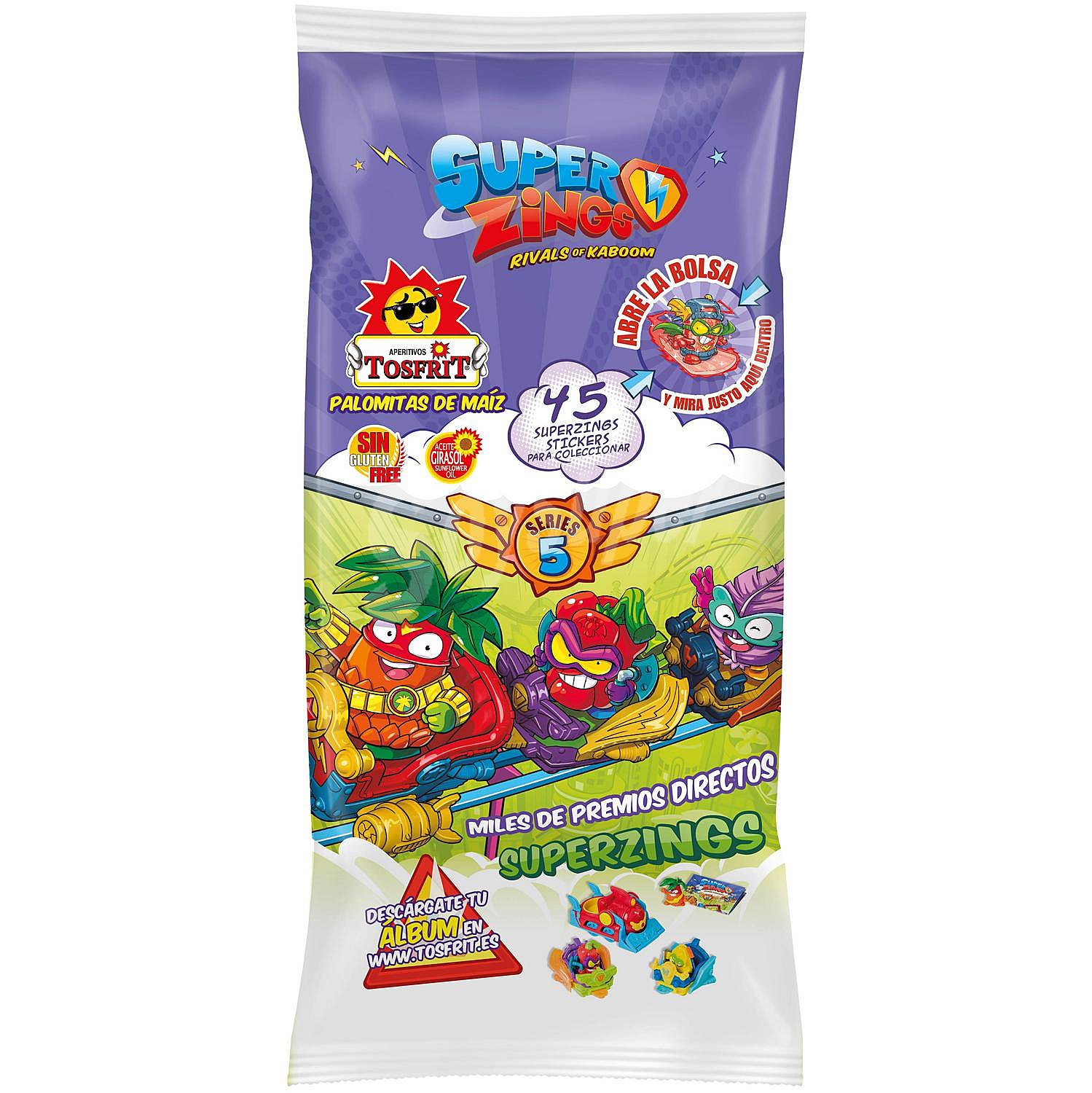 Palomitas sabor mantequilla Superzings sin gluten