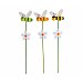 Stick decorativo con forma de abeja para jardín de 26 centímetros, garden star alcampo