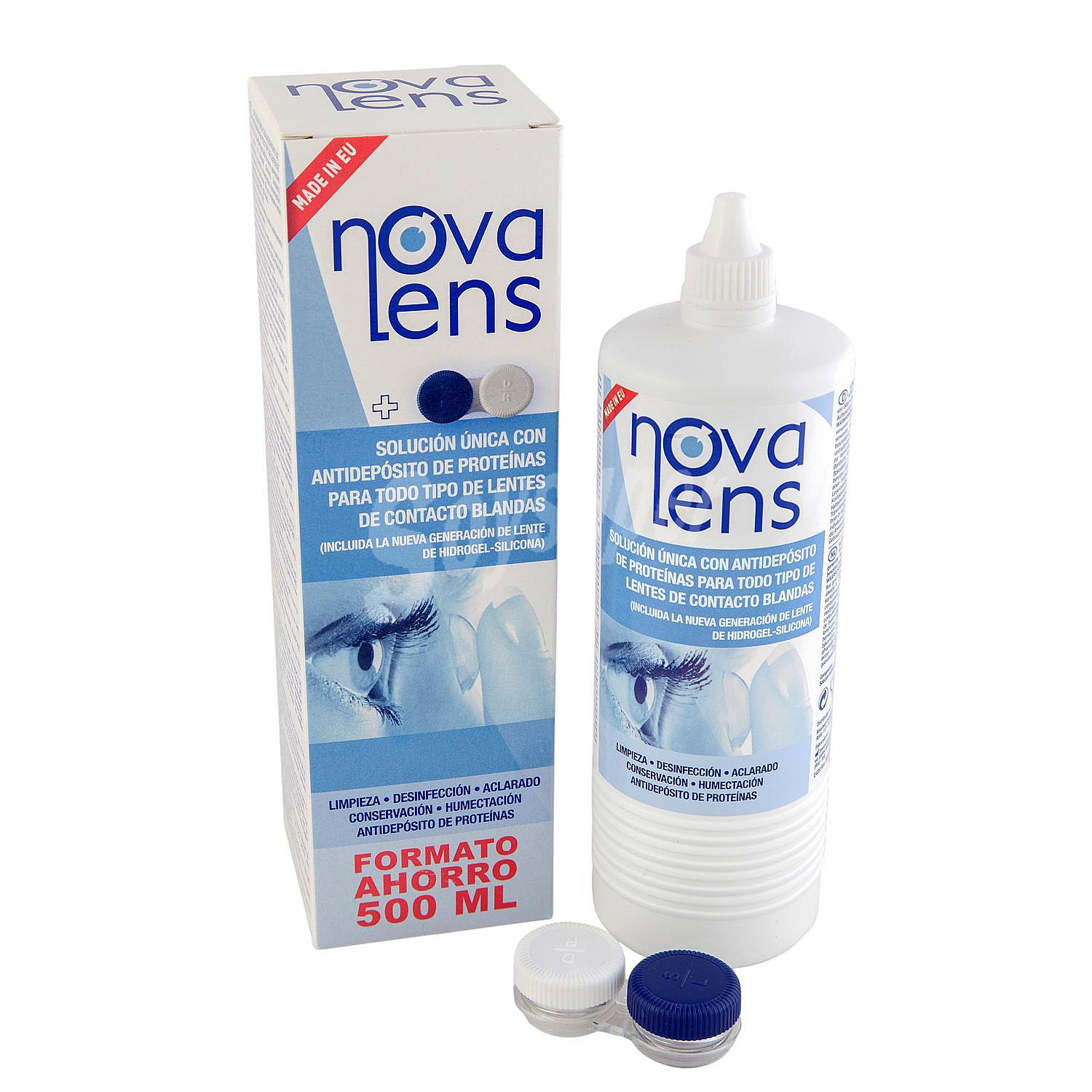 Novalens Solución única para todo tipo de lentes de contacto blandas novalens