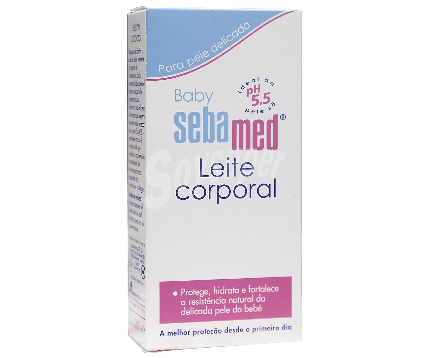 Leche corporal hidratante para pieles delicadas