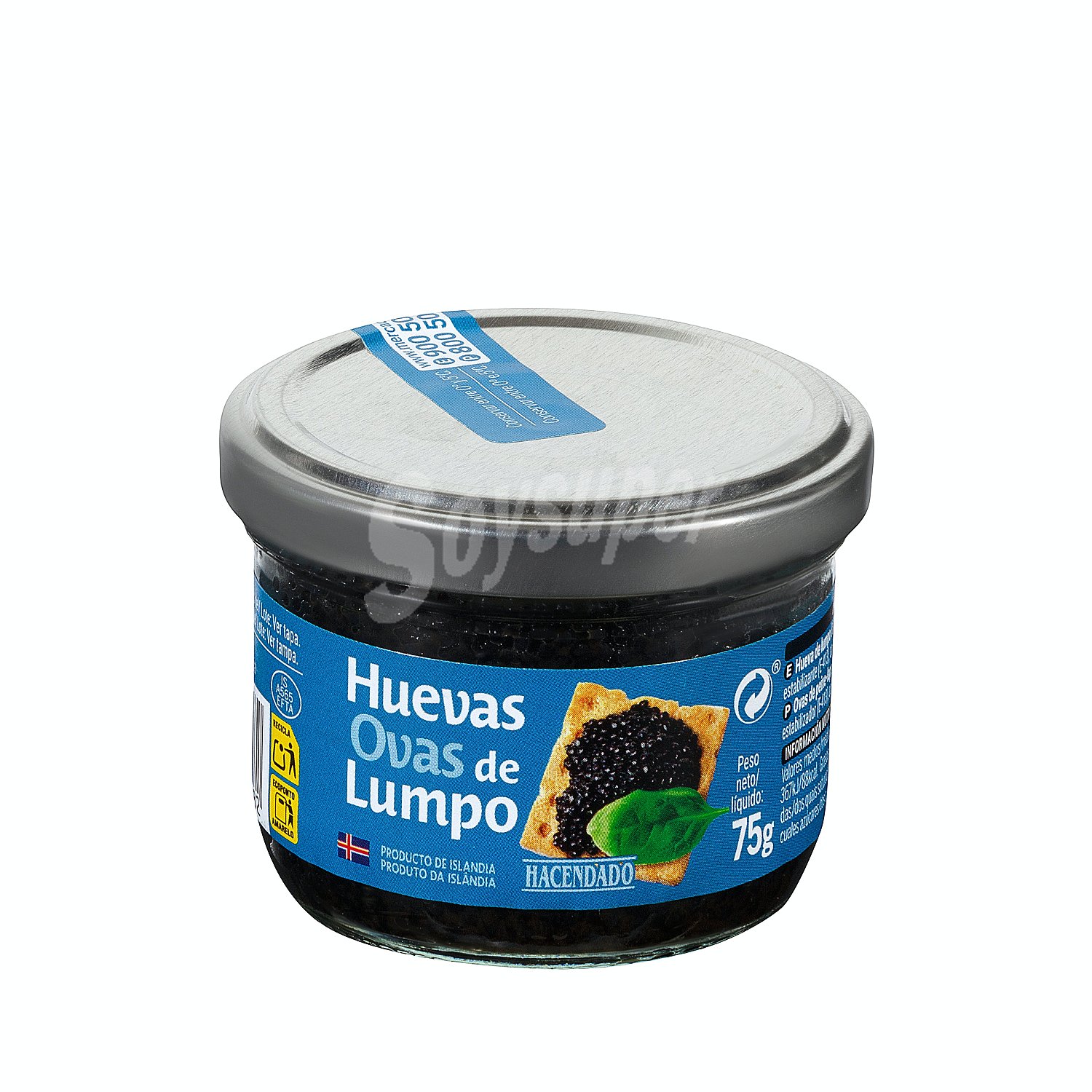 Huevas de lumpo negras