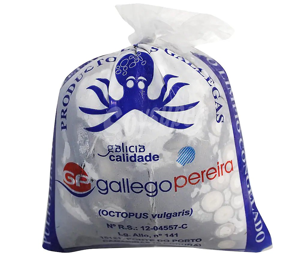 Pulpo gallego de las rías gallegas