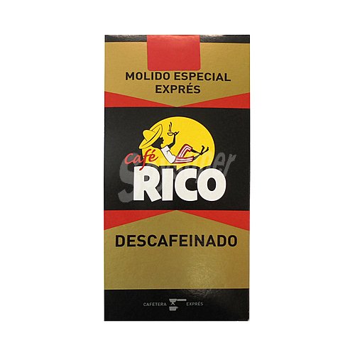 Rico Café molido expresso descafeinado rico