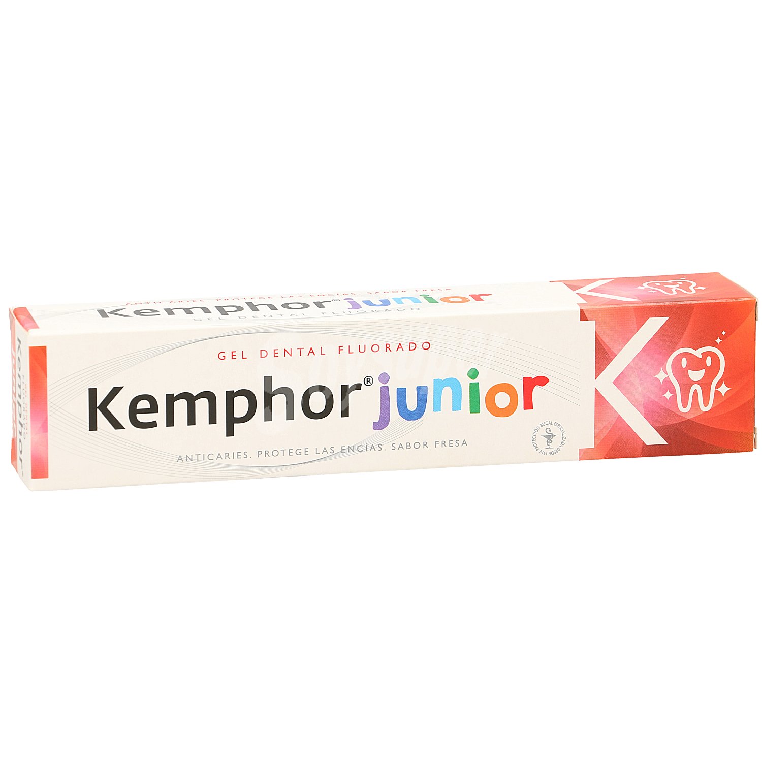 Junior gel dental fluorado sabor fresa