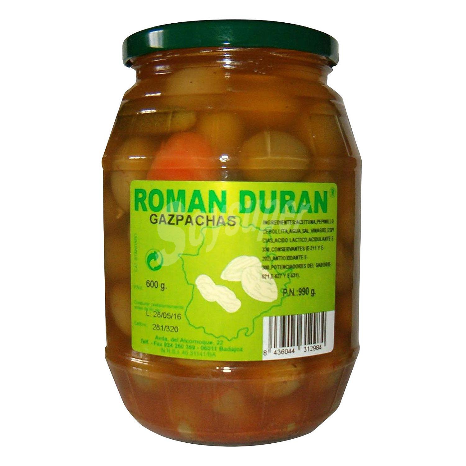 Aceitunas gazpacha Roman Duran