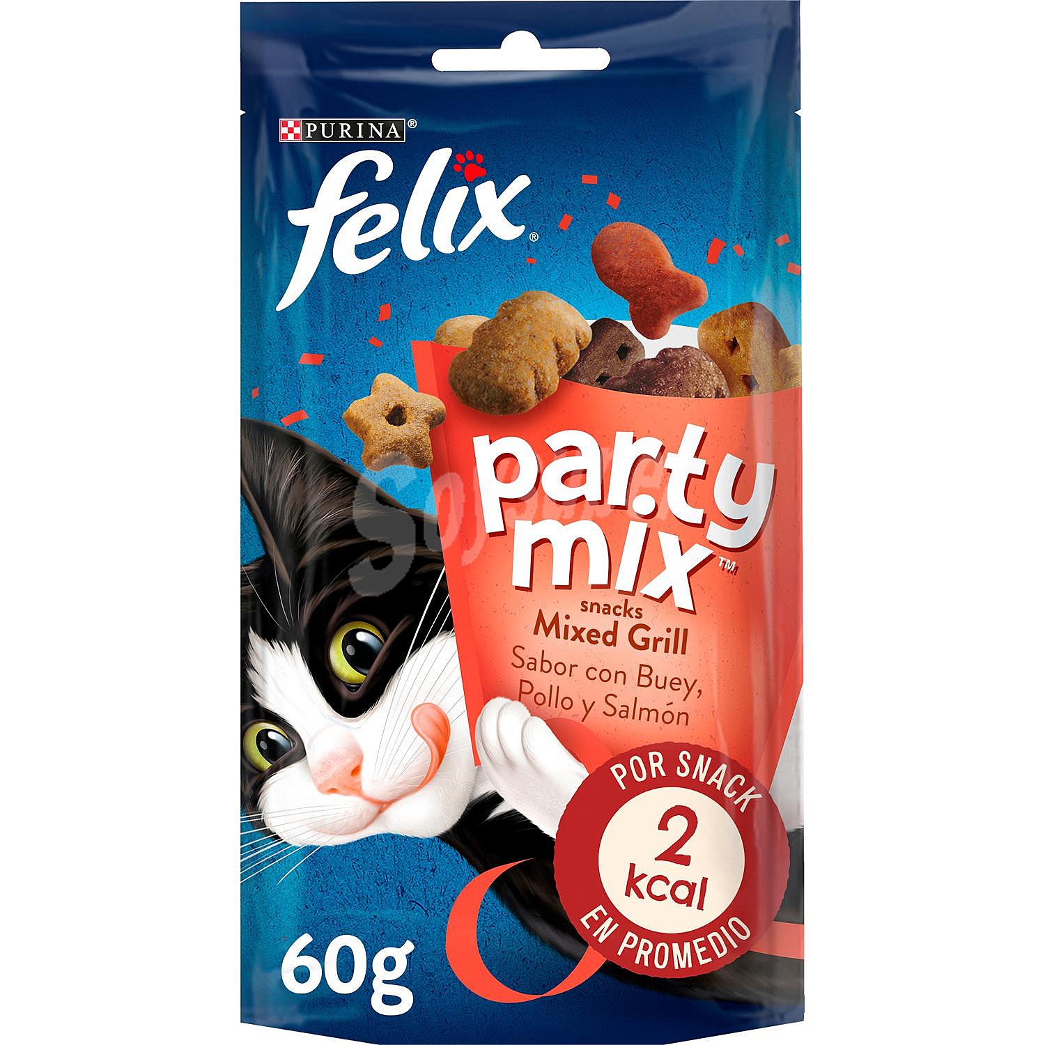 Snack para gato Purina Felix Party Mix Grill