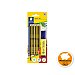 Ápices noris nº2 HB y marcador fluor amarillo staedtler