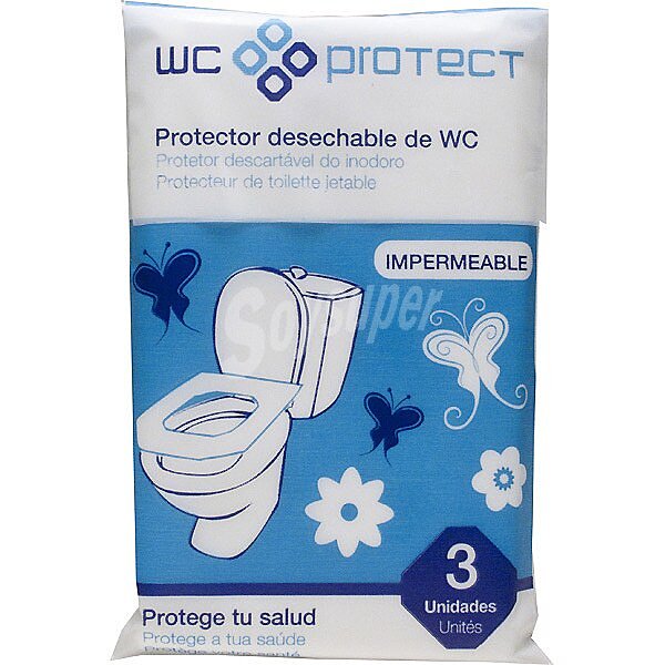 Protector desechable de wc impermeable WC protect