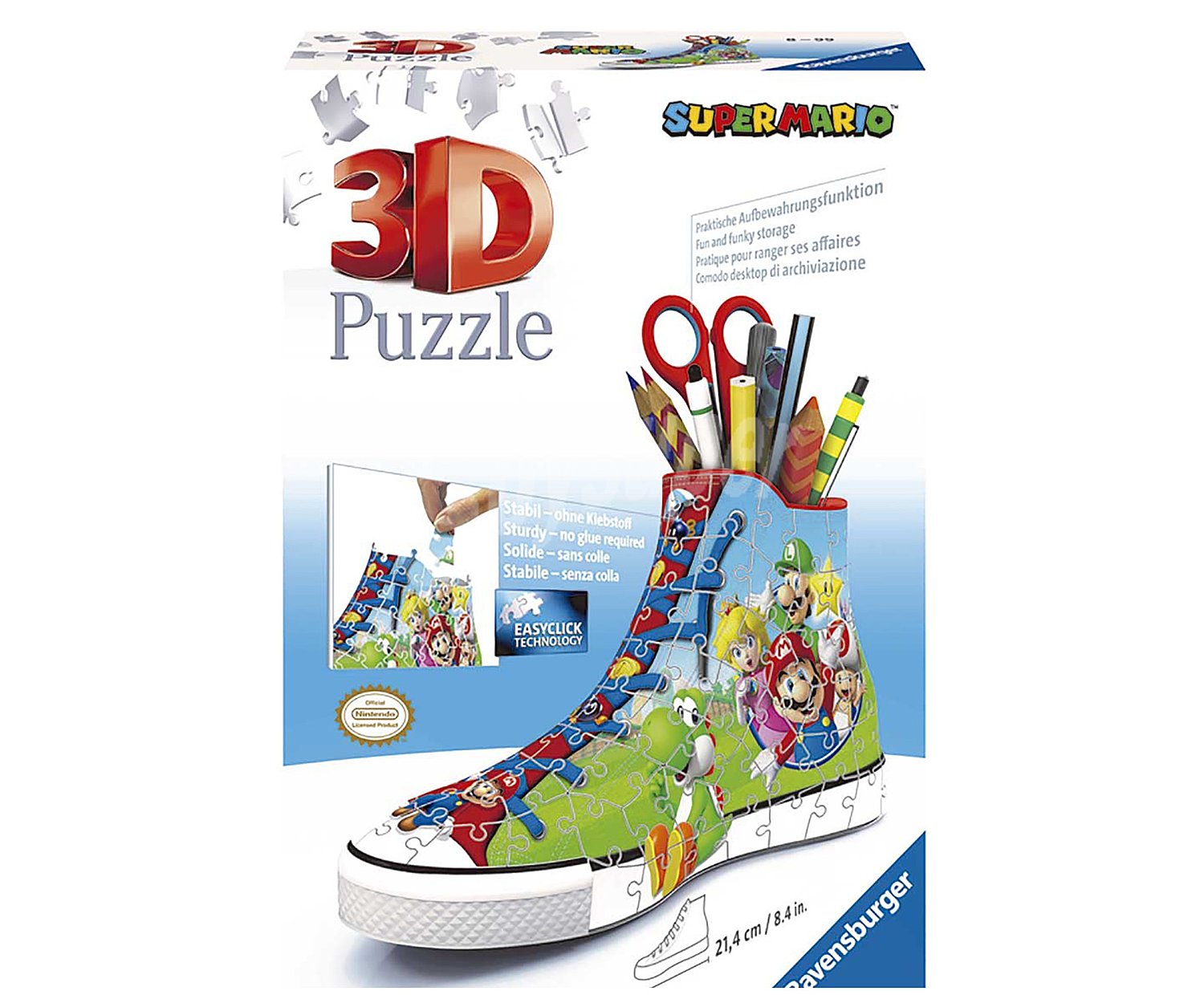 Puzzle 3D Sneaker Super Mario, ravensburger.