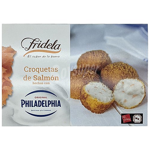 Fridela Croquetas congeladas de salmón y queso Philadelphia fridela