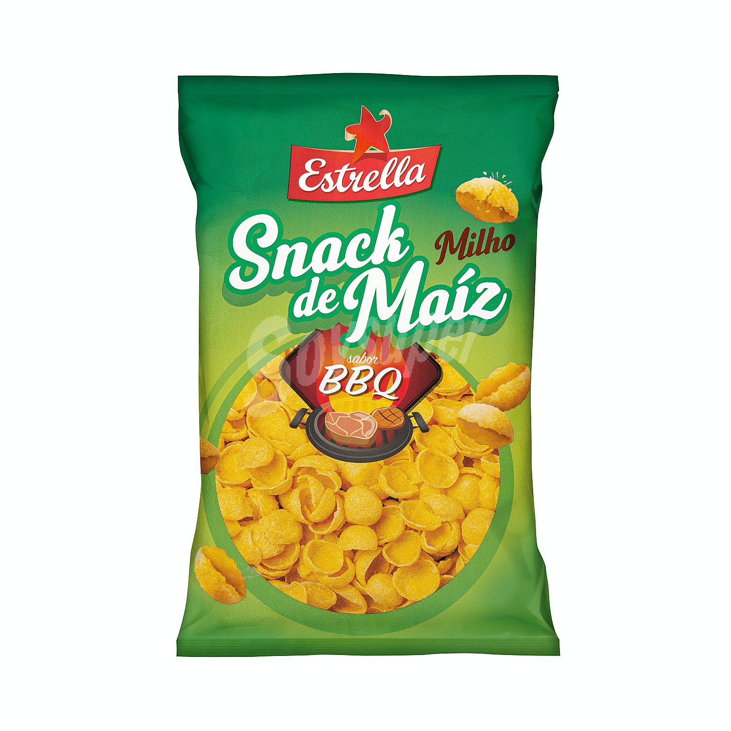 Aperitivo snack maiz sabor barbacoa