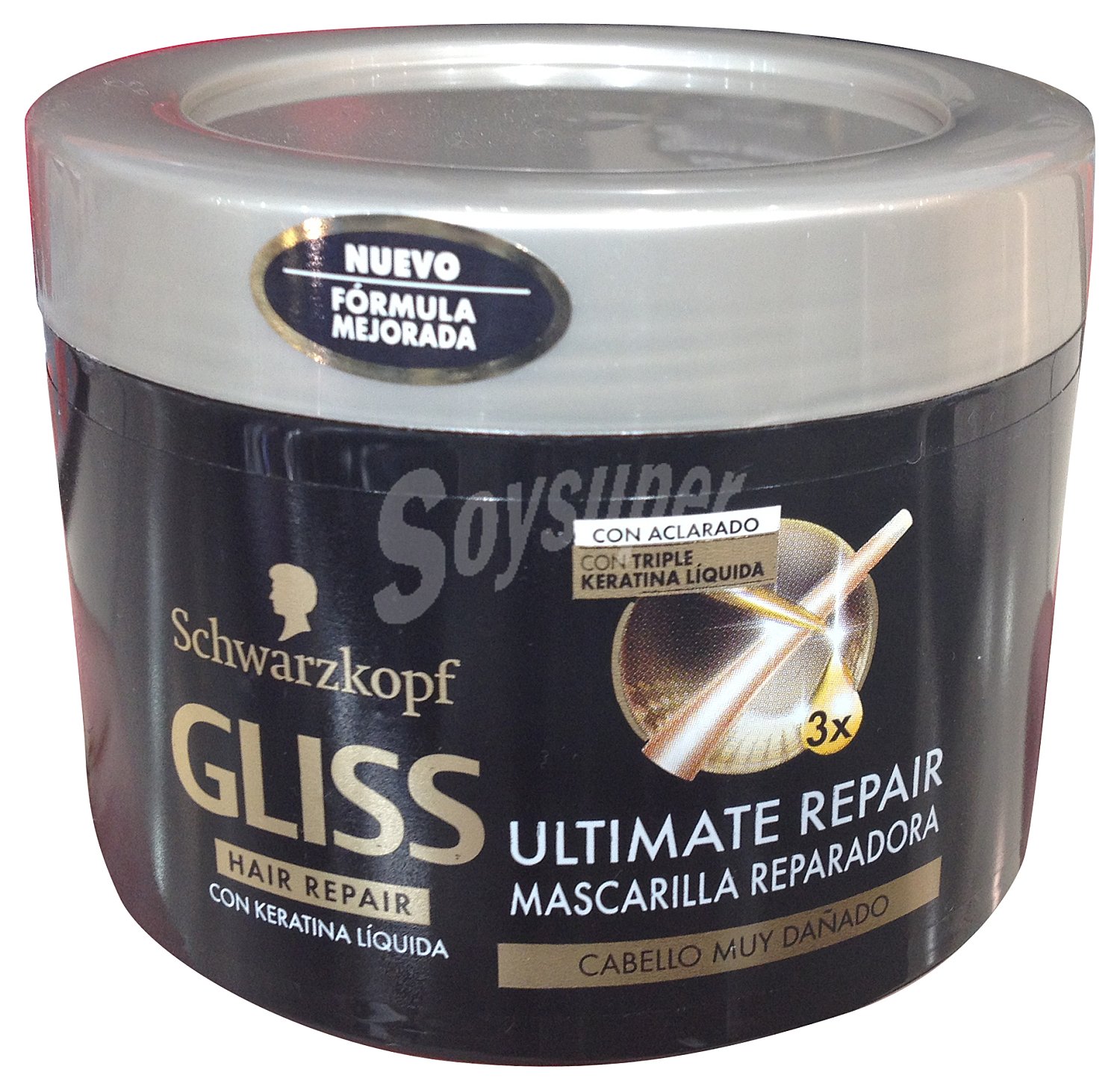 Gliss Mascarilla ultra reparadora para cabellos secos o muy dañados gliss de Schwarzkopf