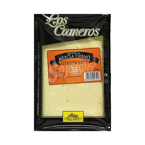 LOS cameros Queso en lonchas tierno mezcla LOS cameros