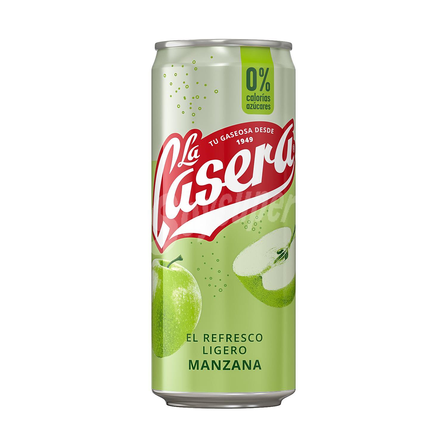 Refresco ligero (gaseosa) sabor manzana