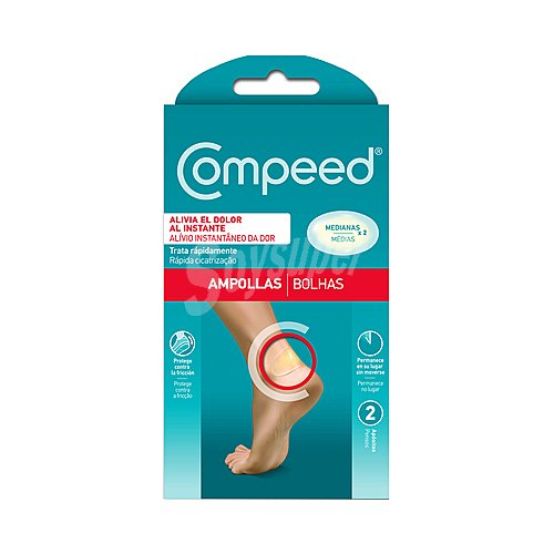 Compeed Apósito antiampollas de tamaño mediano compeed