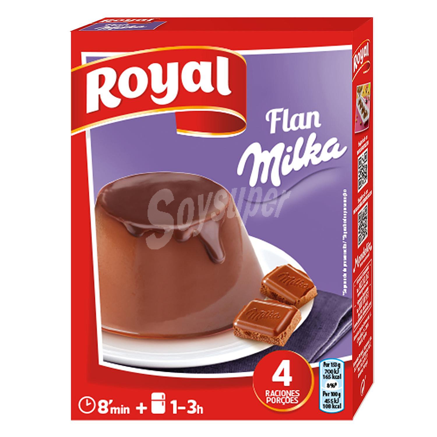 Flan chocolate