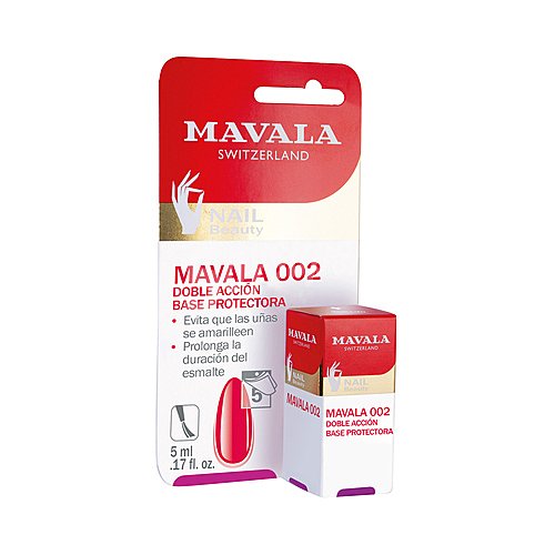 Mavala Base protectora de doble acción, que protege las uñas y alarga la duración del esmalte. mavala 002