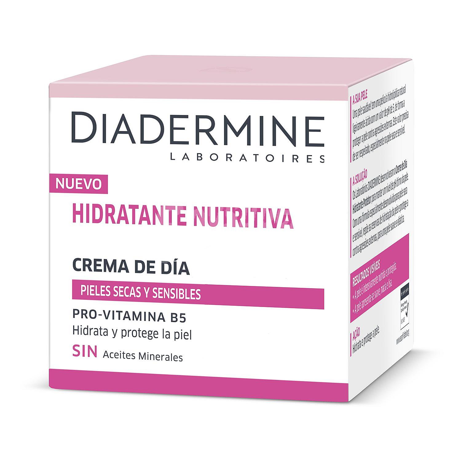 Crema nutritiva de día, para pieles secas y sensibles