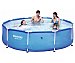 Piscina tubular desmontable con estructura metálica, 3,05 x 0,76 metros, bestway