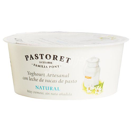 Pastoret Yogur artesanal cremoso de sabor natural pastoret