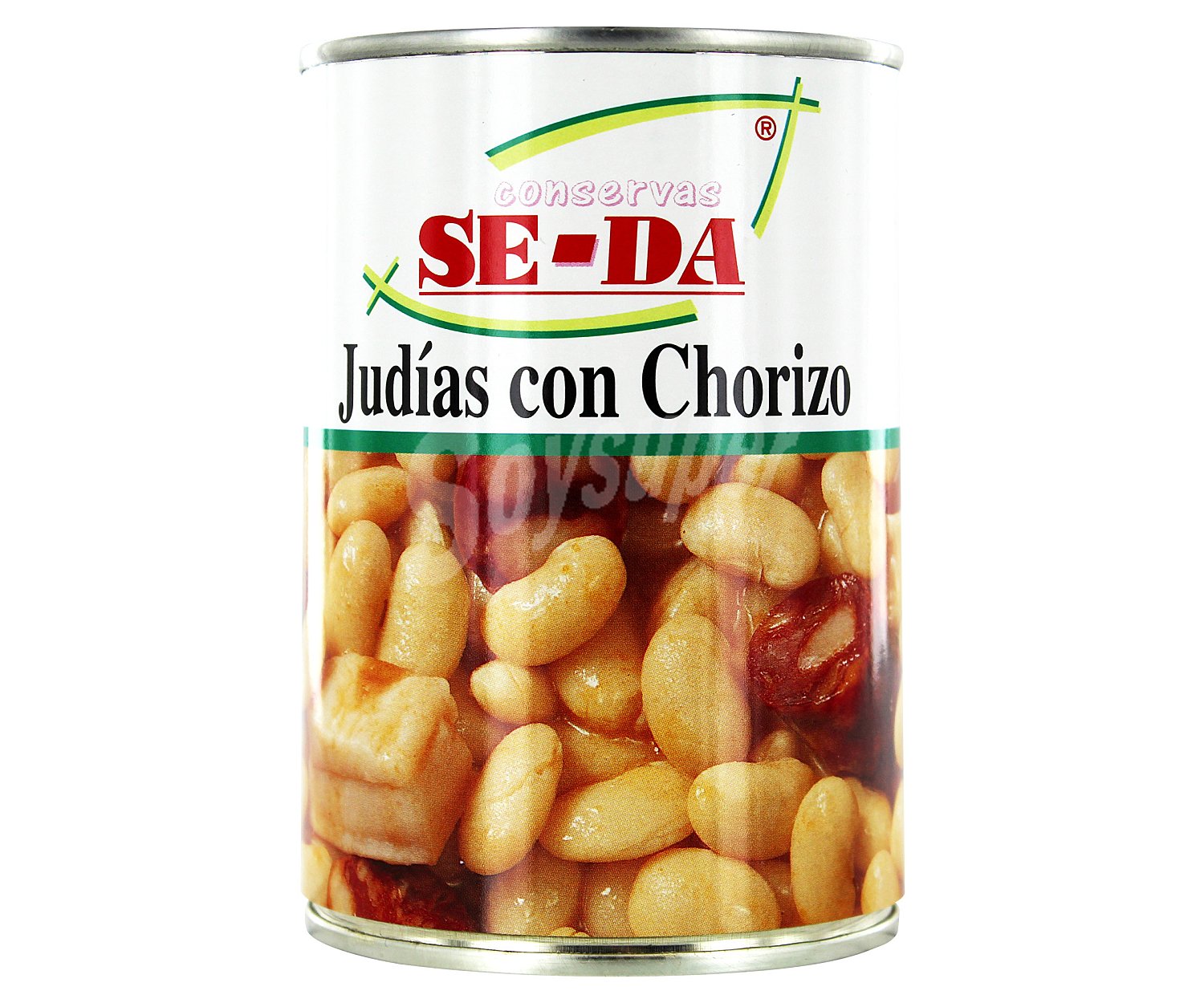 Judías con chorizo seda