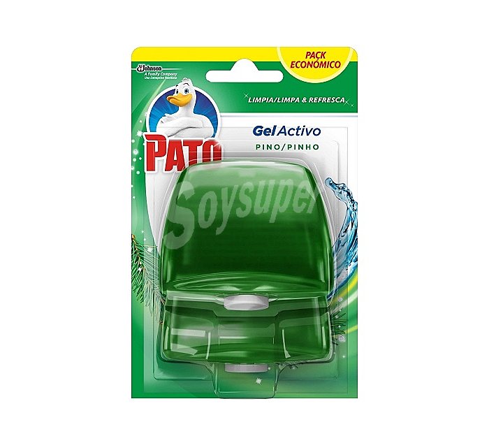 Pato Recambio de WC gel verde pato