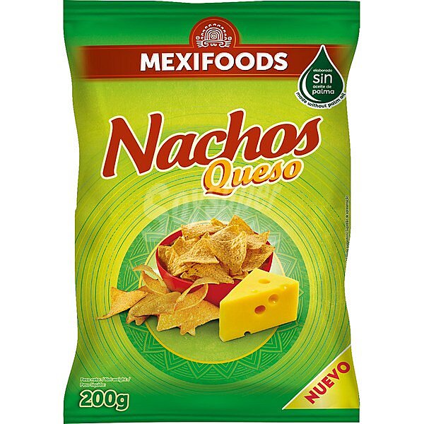 Nachos (sabor a queso) mexifoods totopos