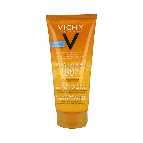 Vichy Leche solar con textura ultra fundente, acción protectora y FPS 30 (medio) vichy Idéal soleil