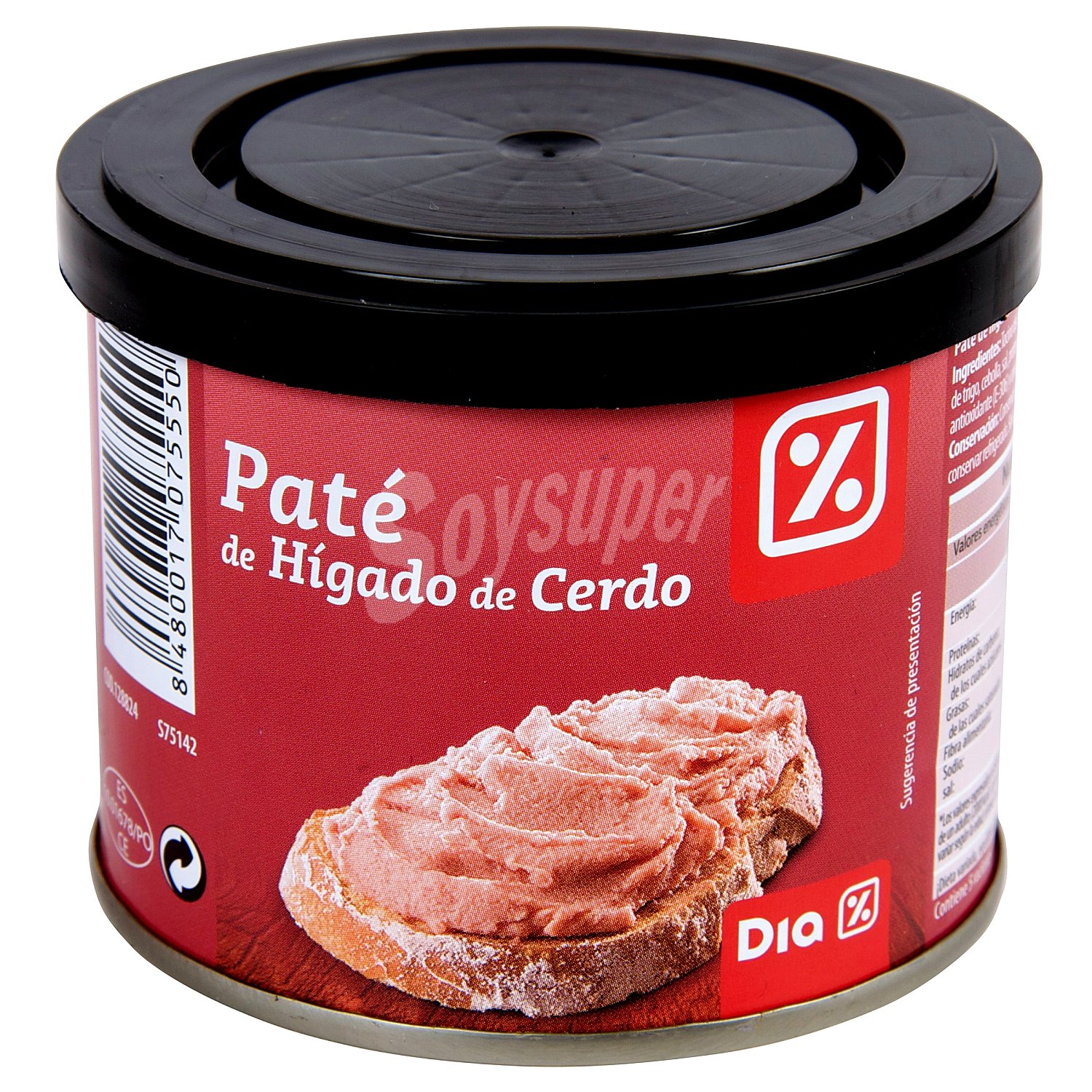 Paté de hígado de cerdo Dia