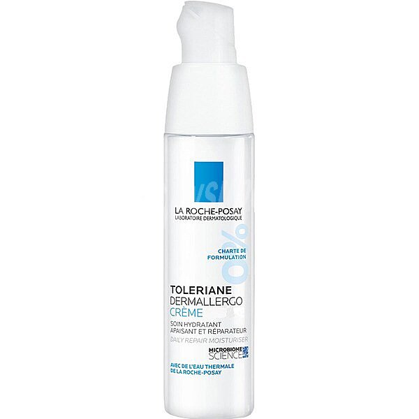 Toleriane Dermallergo crema facial hidratante y repadora 40 ml para pieles con alergia, pieles reactivas o intolerantes