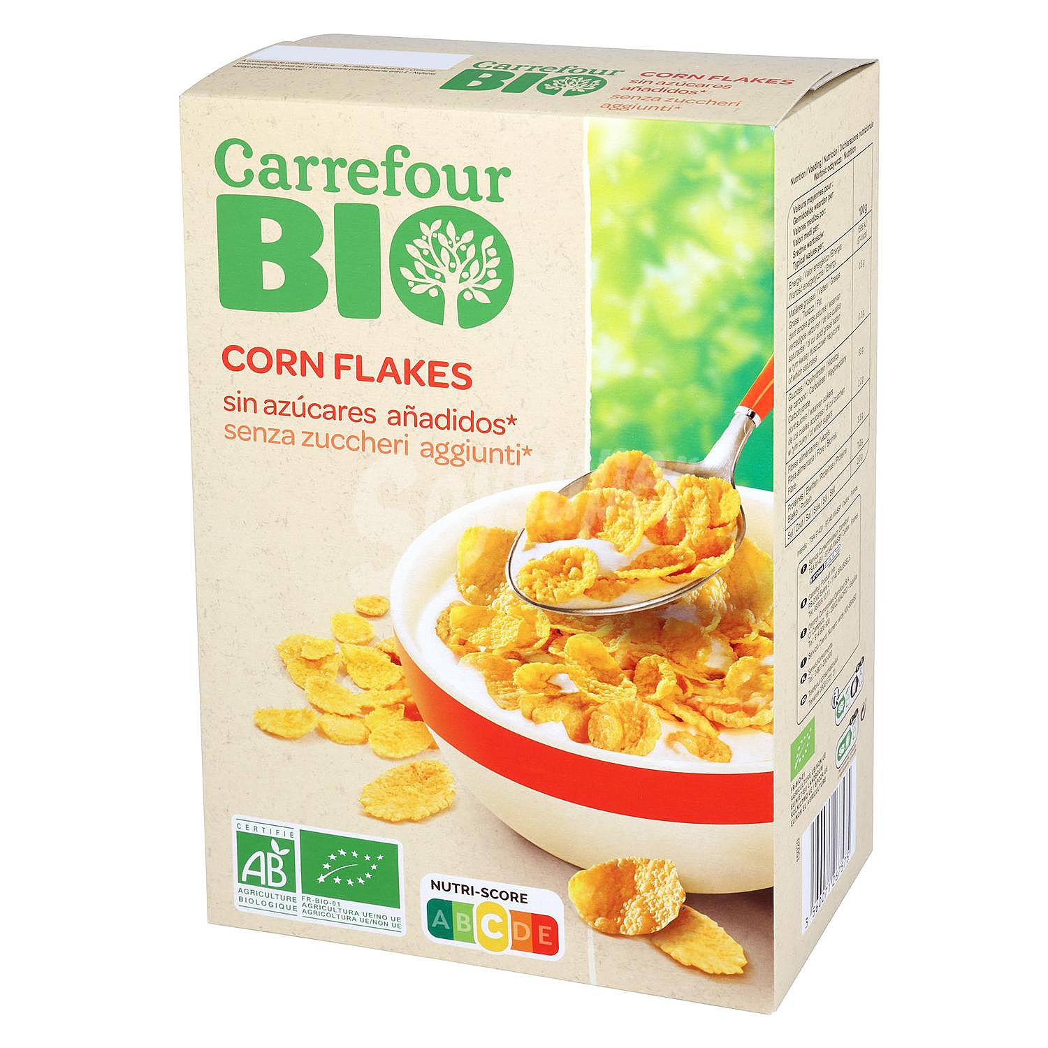 Cereales ecológicos Corn Flakes Carrefour Bio