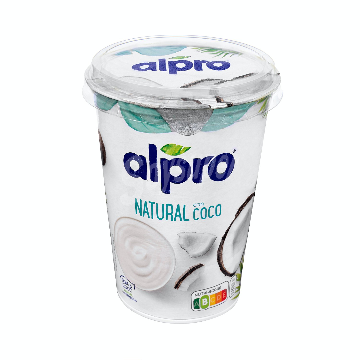 Especialidad de soja natural fermentada y coco alpro