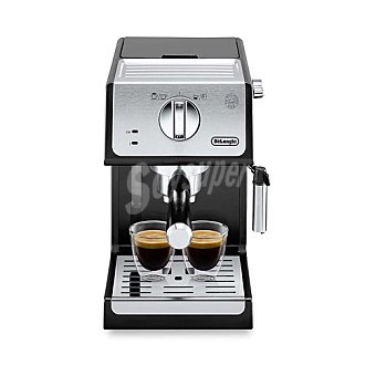 Cafetera espresso delonghi ECP 33.21, presión 15 bar, molido o monodosis, depósito 1,1L, calienta tazas