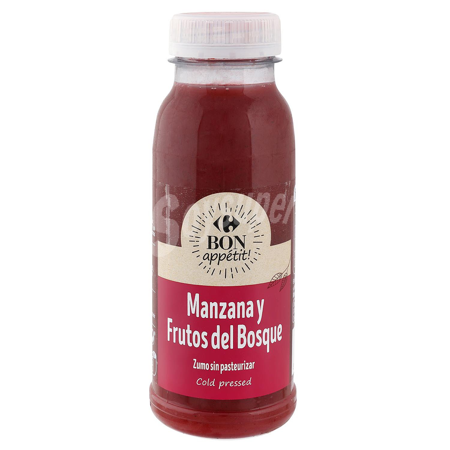 Zumo de manzana y frutos del bosque Carrefour