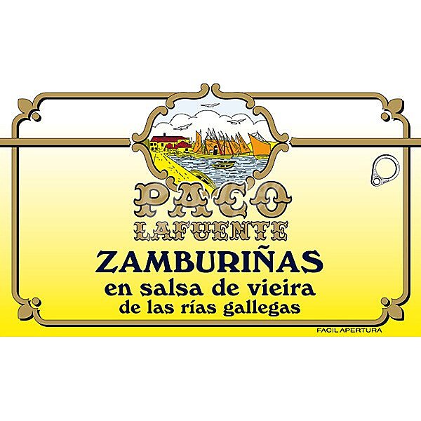 Zamburiñas en salsa de vieiras