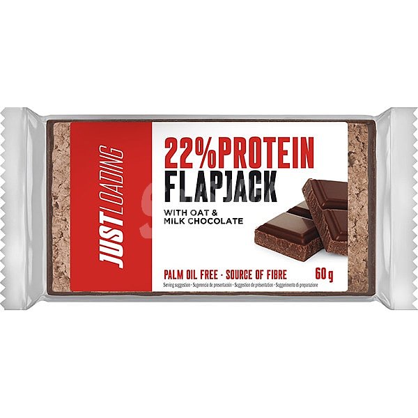 Barrita proteica de avena y chocolate con leche, 22 % Proyein Flapjack protein