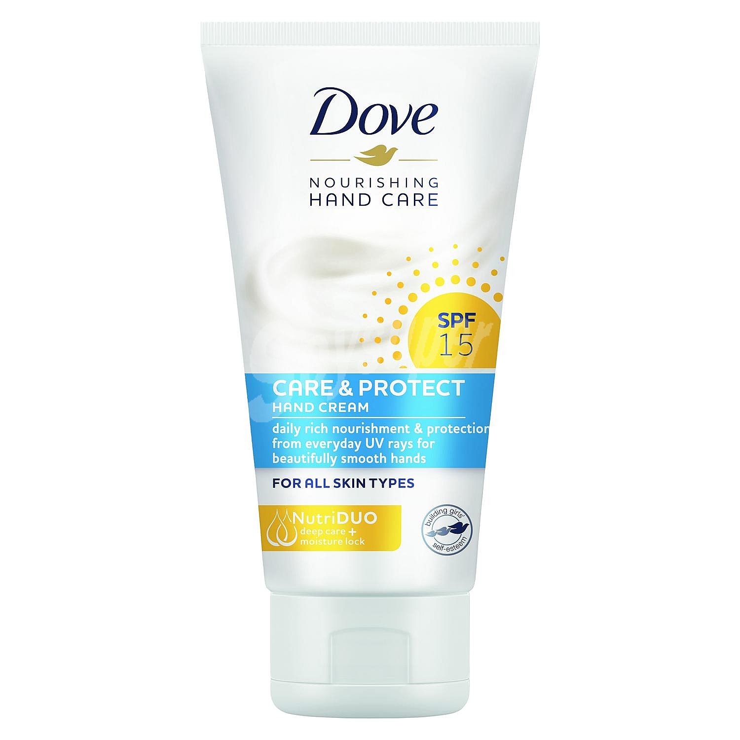 Crema de manos con protección solar SPF15 Care & Protect Dove