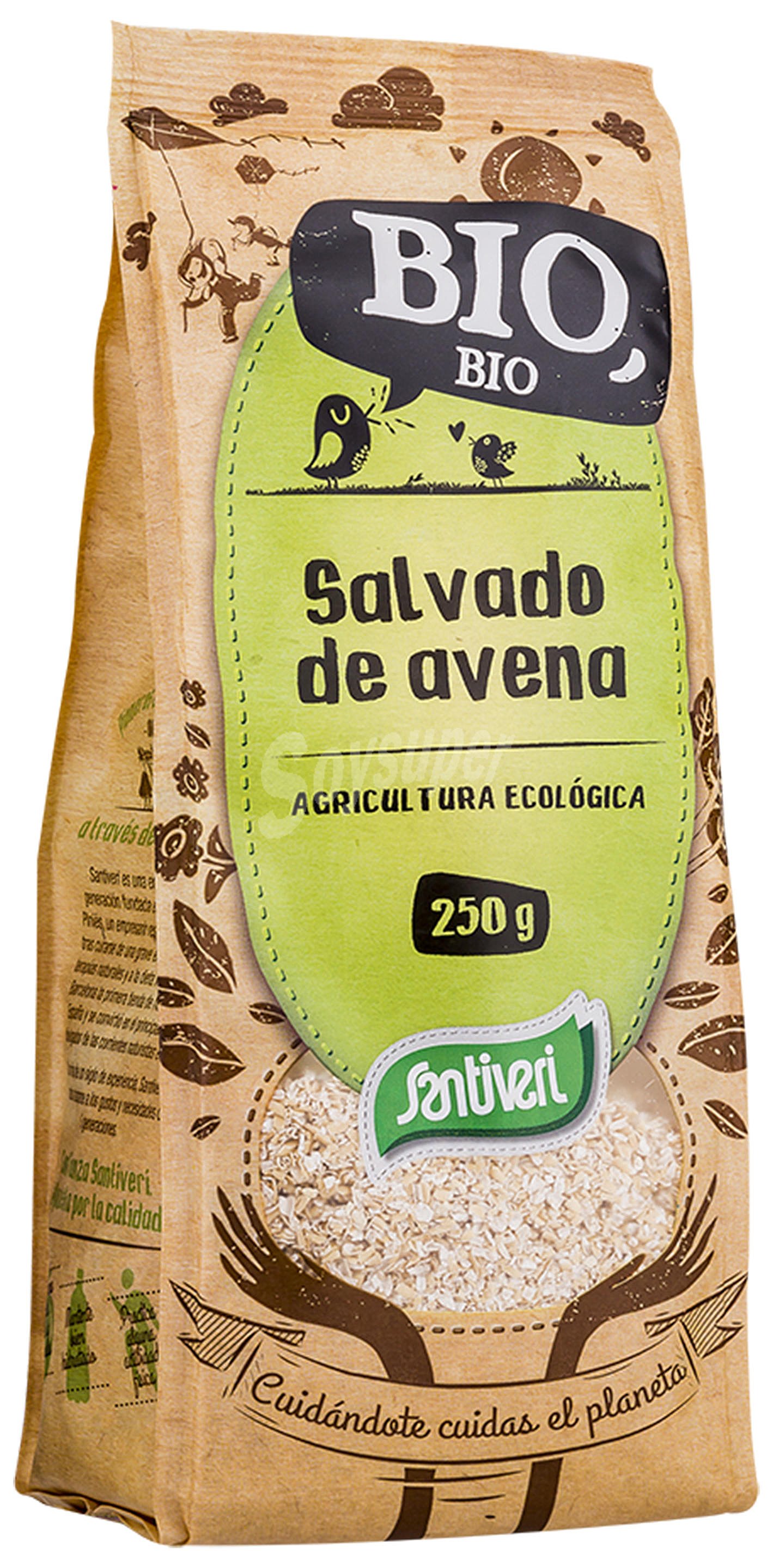 Salvado de avena de agricultura ecológica