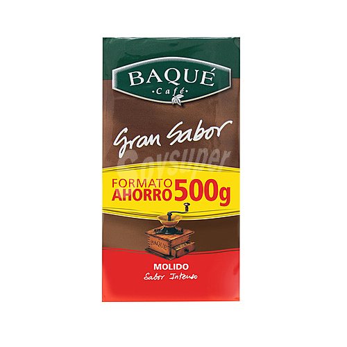 Baqué Café molido natural intenso café baqué