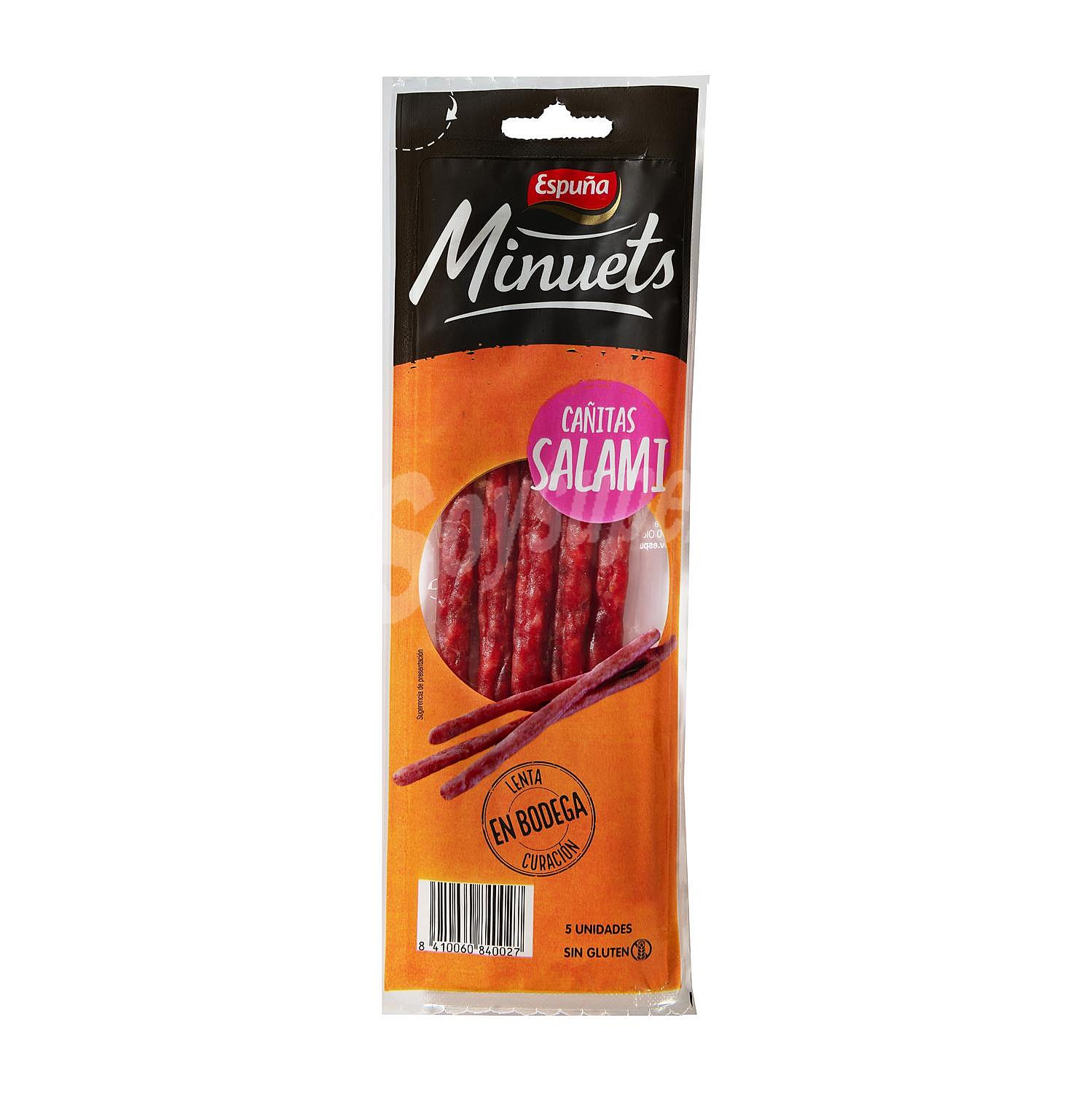 Salami en cañitas Espuña