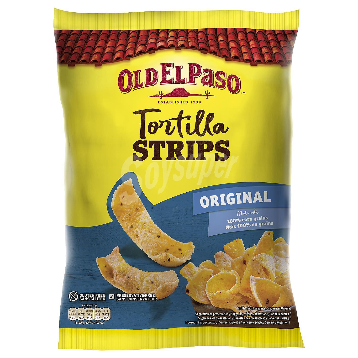 Tortillas strips original